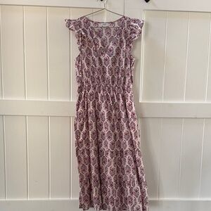 J. Crew Factory Floral Pink Sleeveless Dress- Size 4P